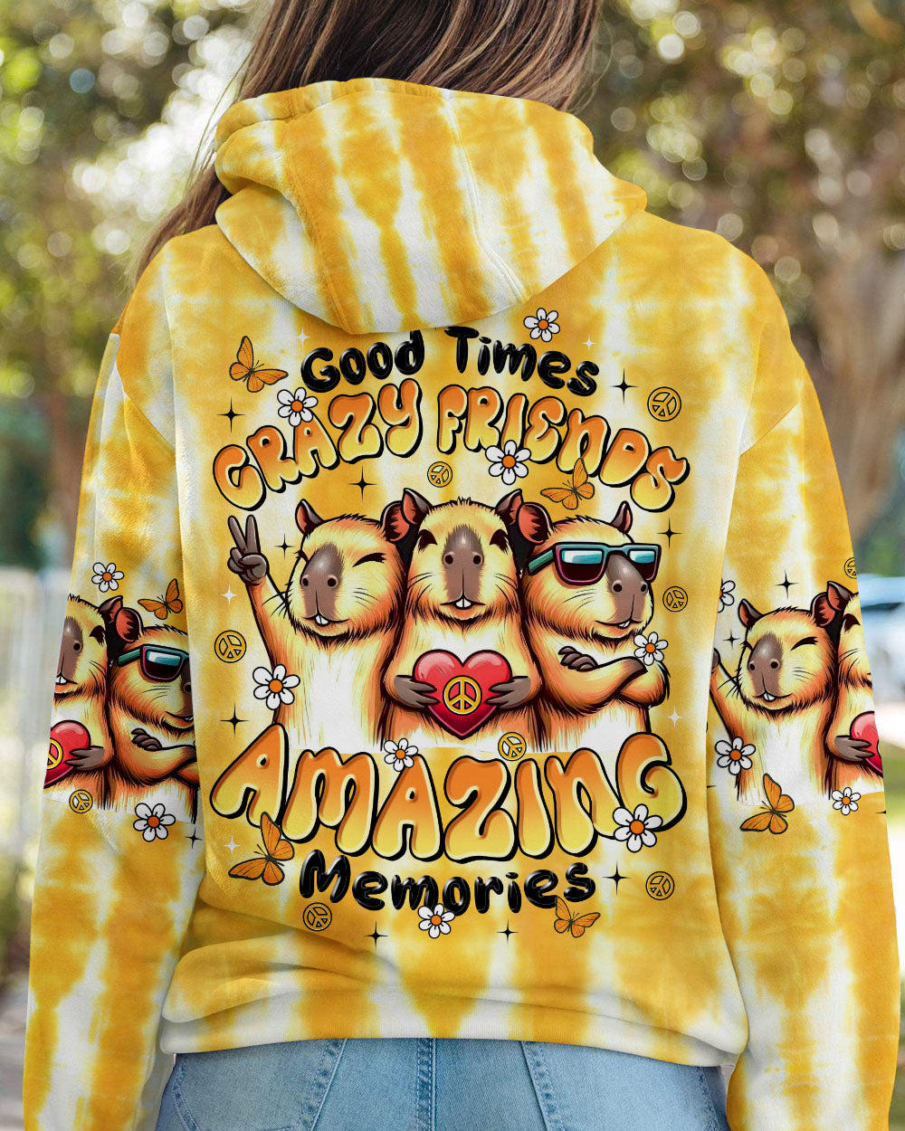 GOOD TIMES CRAZY FRIEND CAPYBARA ALL OVER PRINT  - TLTR1908251