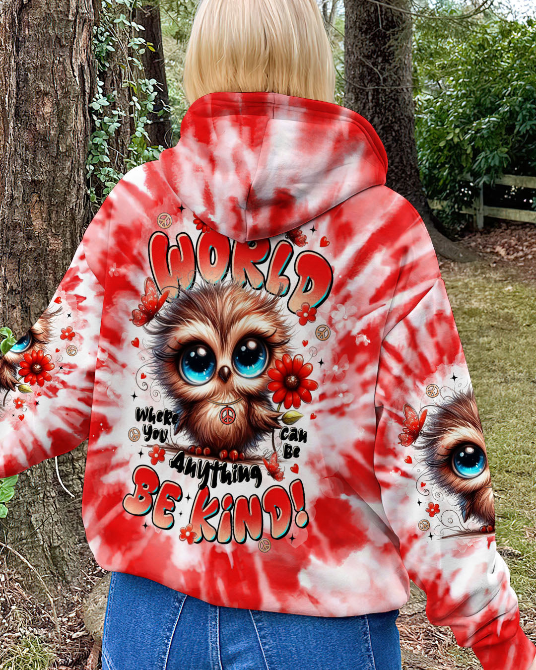 BE KIND OWL ALL OVER PRINT - TLTR1908253