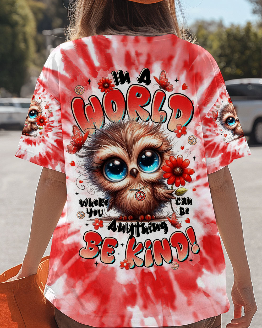 BE KIND OWL ALL OVER PRINT - TLTR1908253
