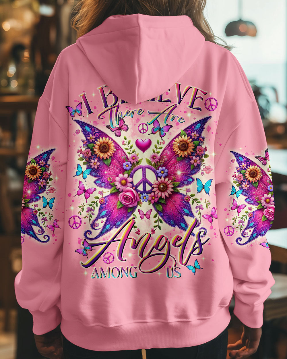I BELIEVE THERE ARE ANGELS AMONG US WINGS ALL OVER PRINT - TLTR1909241