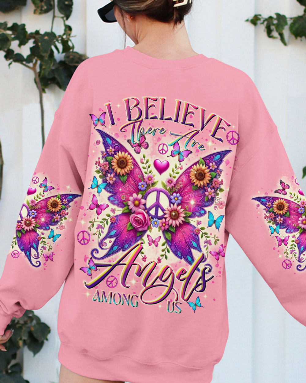 I BELIEVE THERE ARE ANGELS AMONG US WINGS ALL OVER PRINT - TLTR1909241