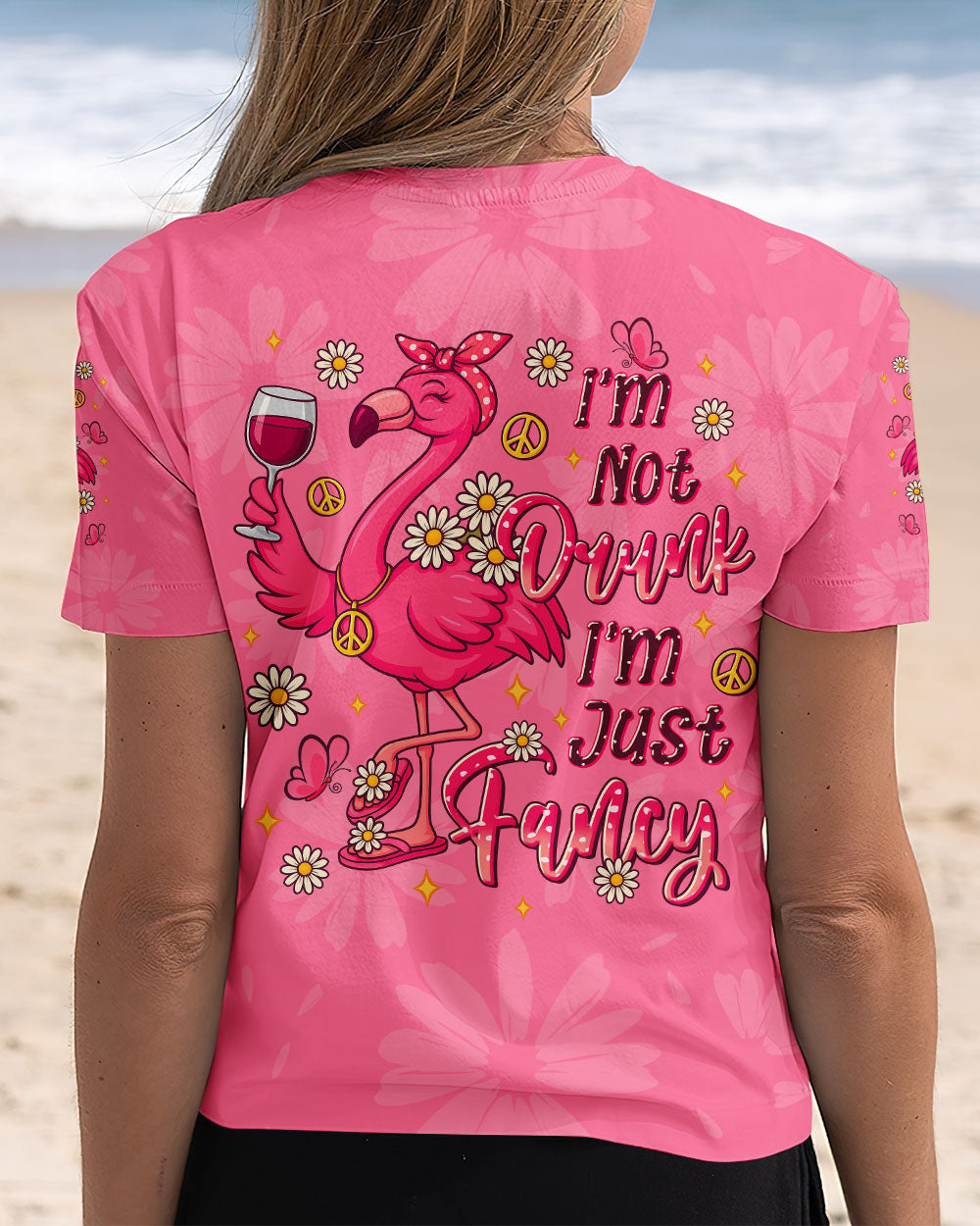 I'M JUST FANCY FLAMINGO ALL OVER PRINT  - TLTR1909253