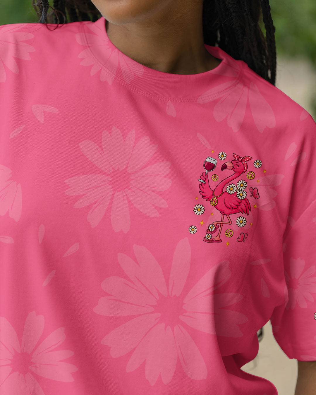 I'M JUST FANCY FLAMINGO ALL OVER PRINT  - TLTR1909253