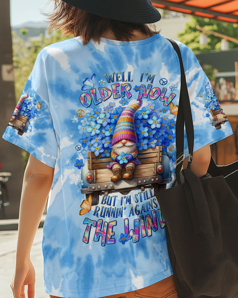 RUNNING AGAINST THE WIND GNOME ALL OVER PRINT - TLTR2006253