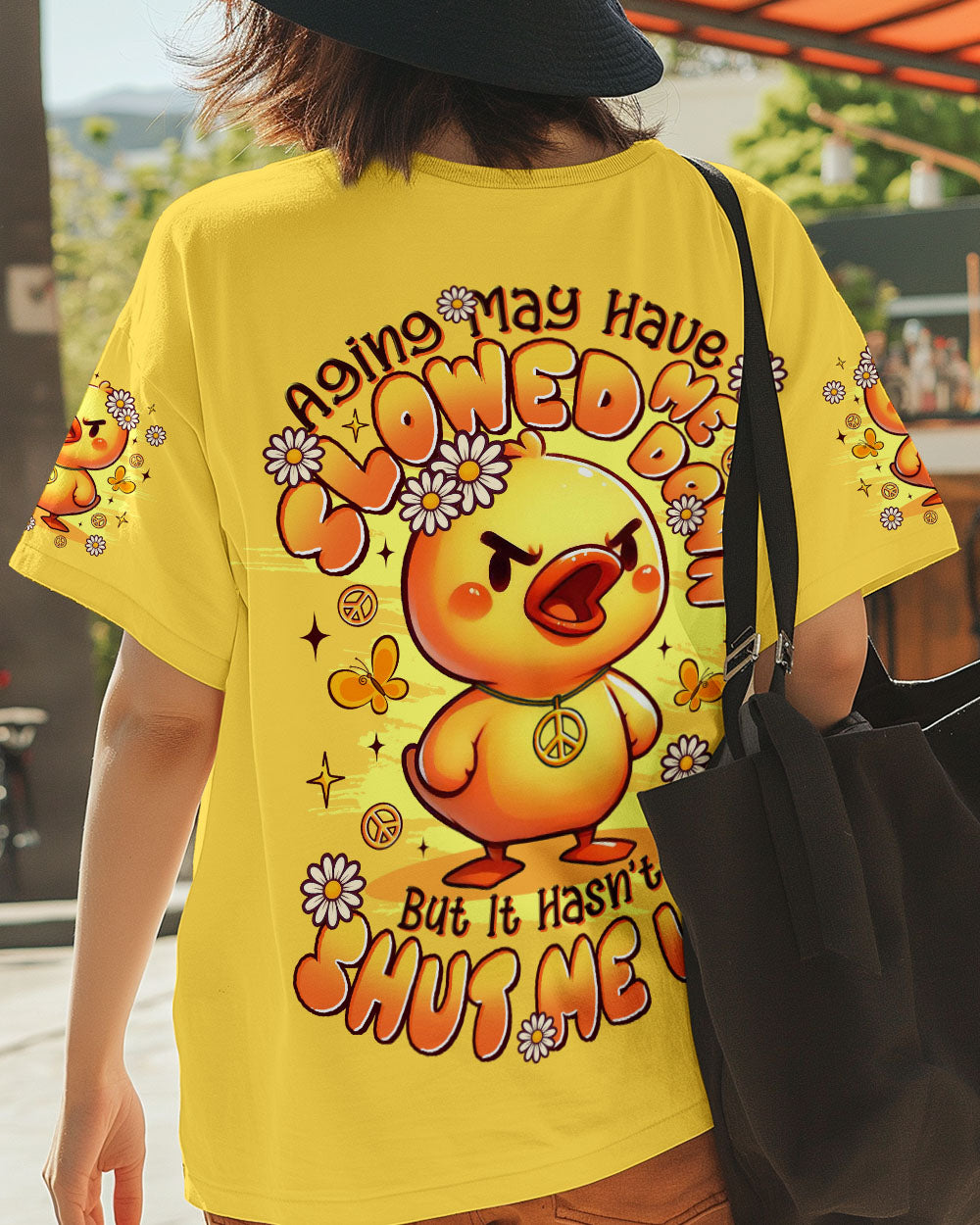 AGING MAY HAVE SLOWED ME DOWN DUCK ALL OVER PRINT - TLTR2009252