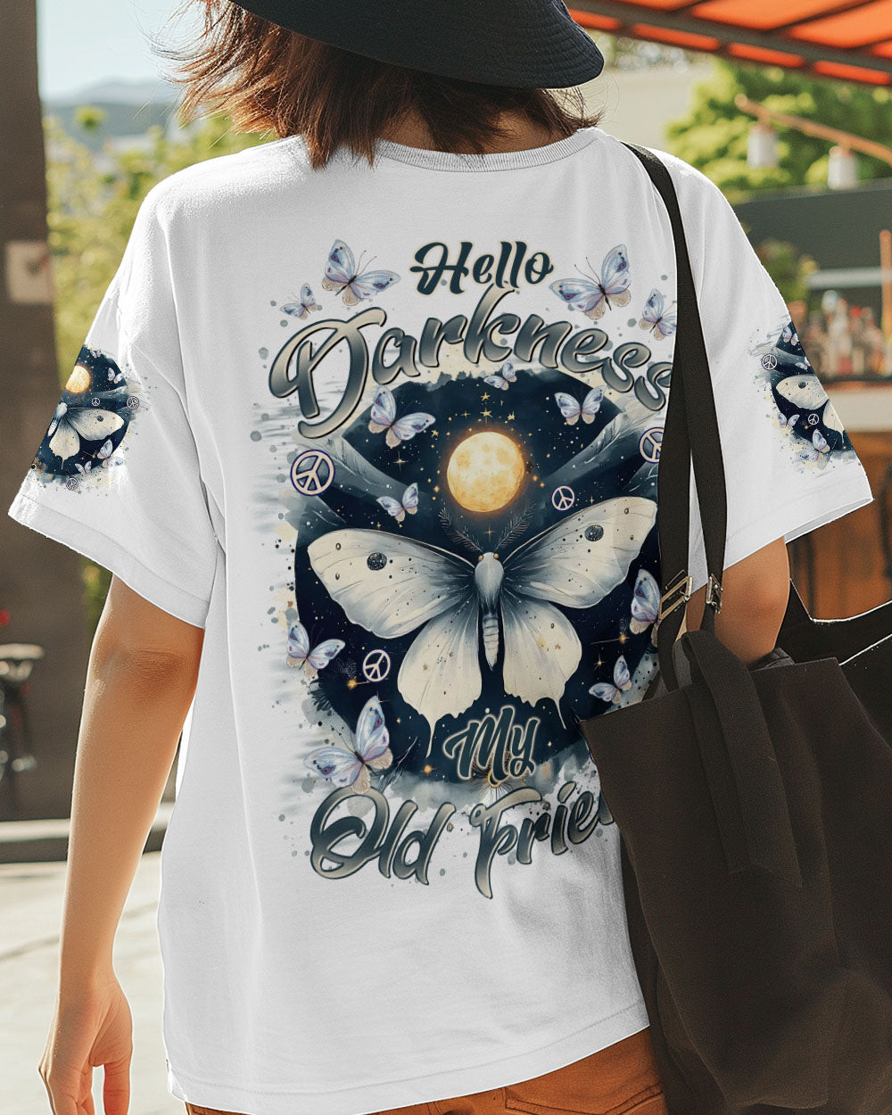 HELLO DARKNESS MY OLD FRIEND BUTTERFLY ALL OVER PRINT  - TLTR2011245
