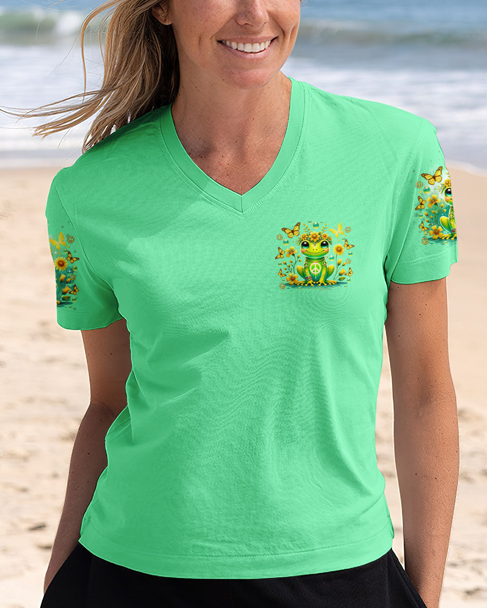 JUST BELIEVE FROG ALL OVER PRINT - TLTR2101251