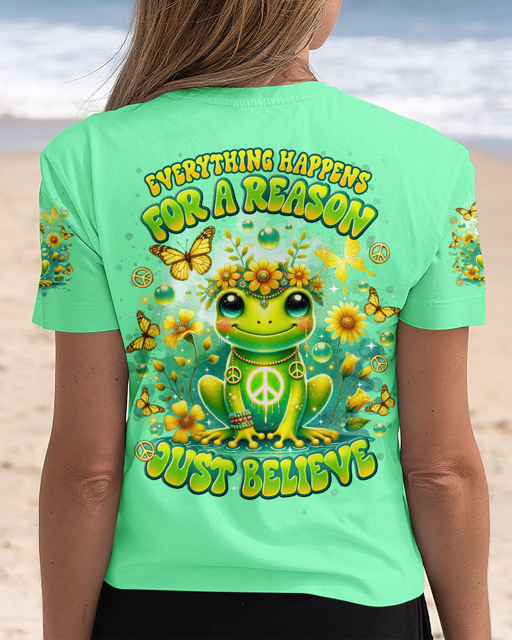 JUST BELIEVE FROG ALL OVER PRINT - TLTR2101251
