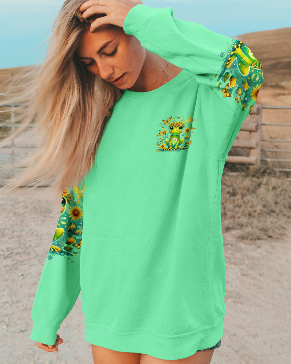 JUST BELIEVE FROG ALL OVER PRINT - TLTR2101251