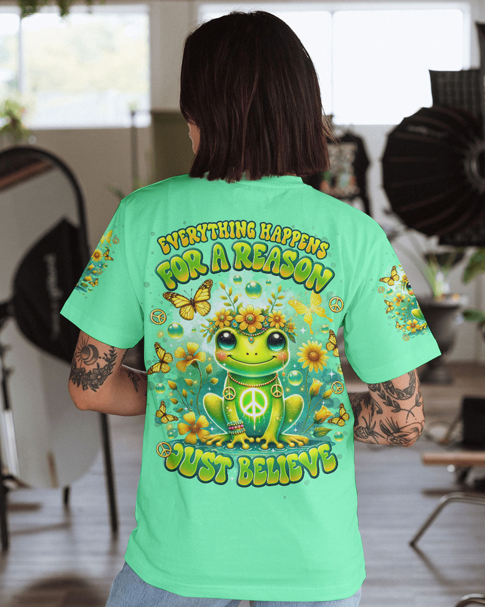 JUST BELIEVE FROG ALL OVER PRINT - TLTR2101251