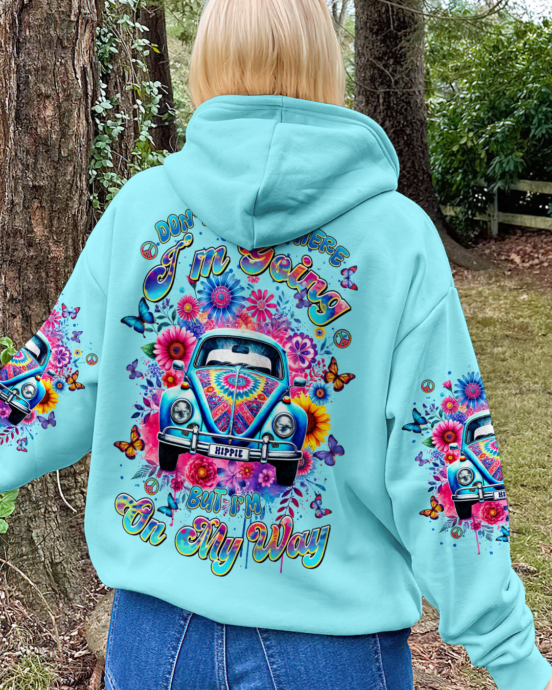DON'T KNOW WHERE I'M GOING HIPPIE CAR ALL OVER PRINT - TLTR2103254