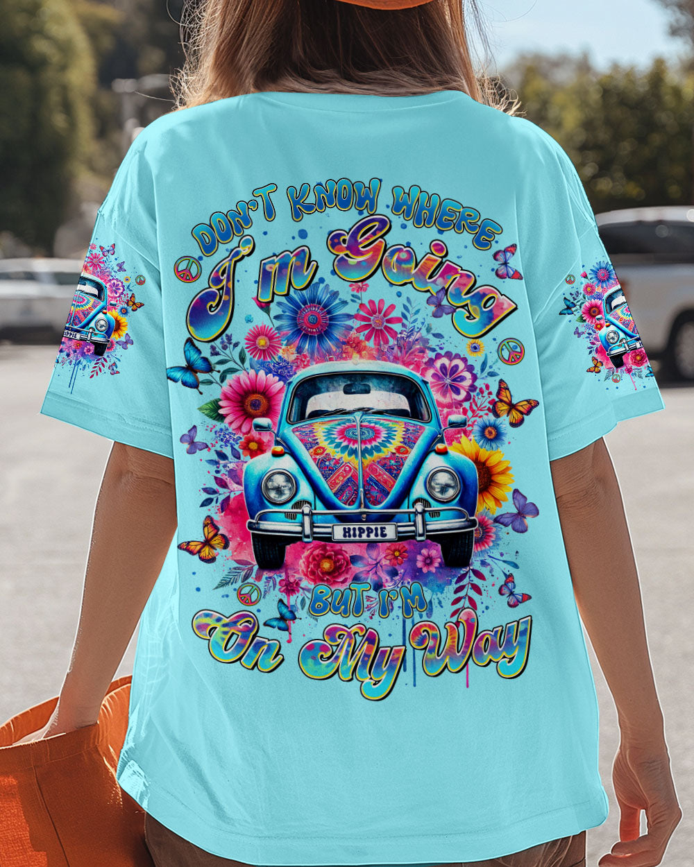 DON'T KNOW WHERE I'M GOING HIPPIE CAR ALL OVER PRINT - TLTR2103254
