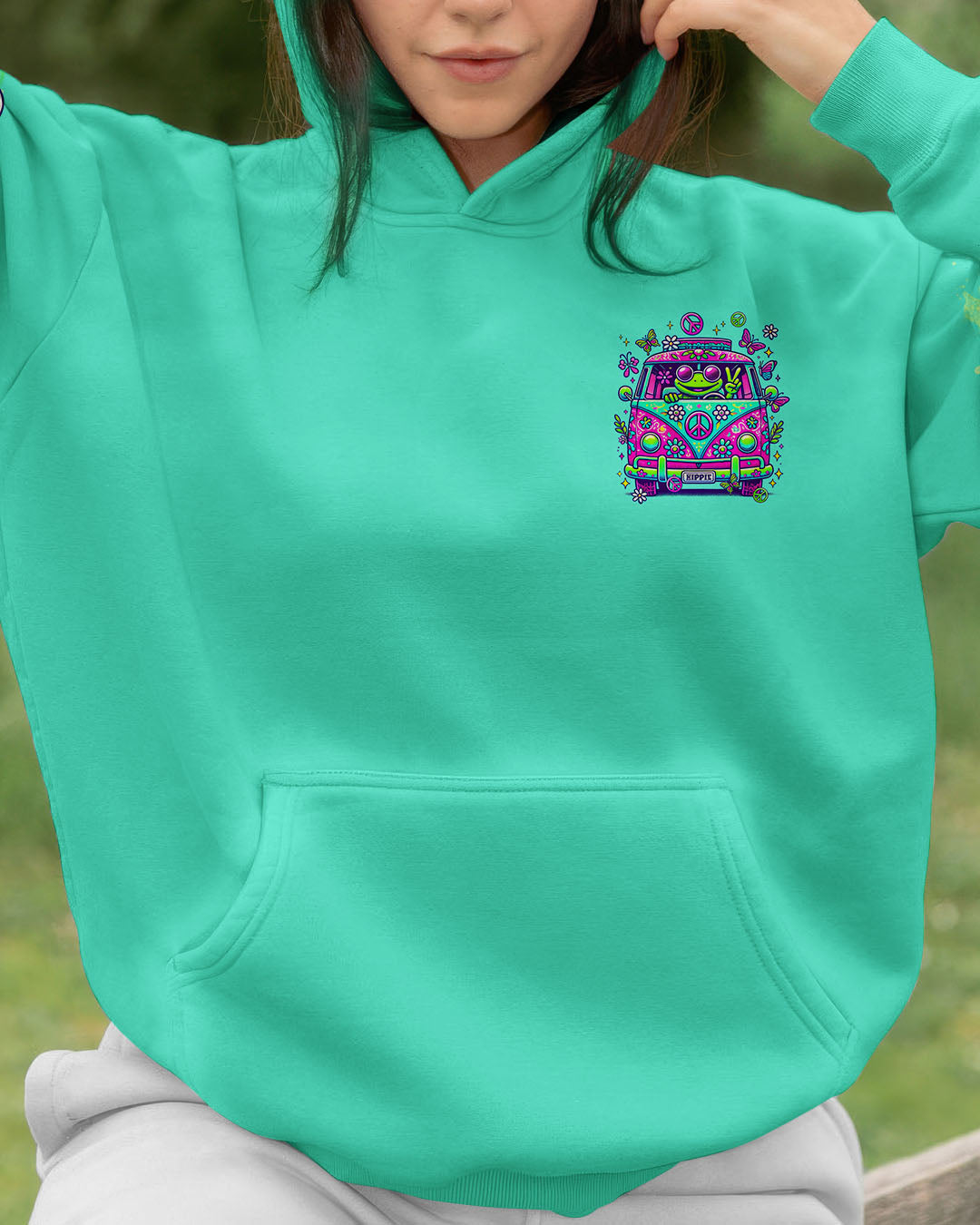 RUNNING AGAINST THE WIND BUS FROG ALL OVER PRINT - TLTR2107251