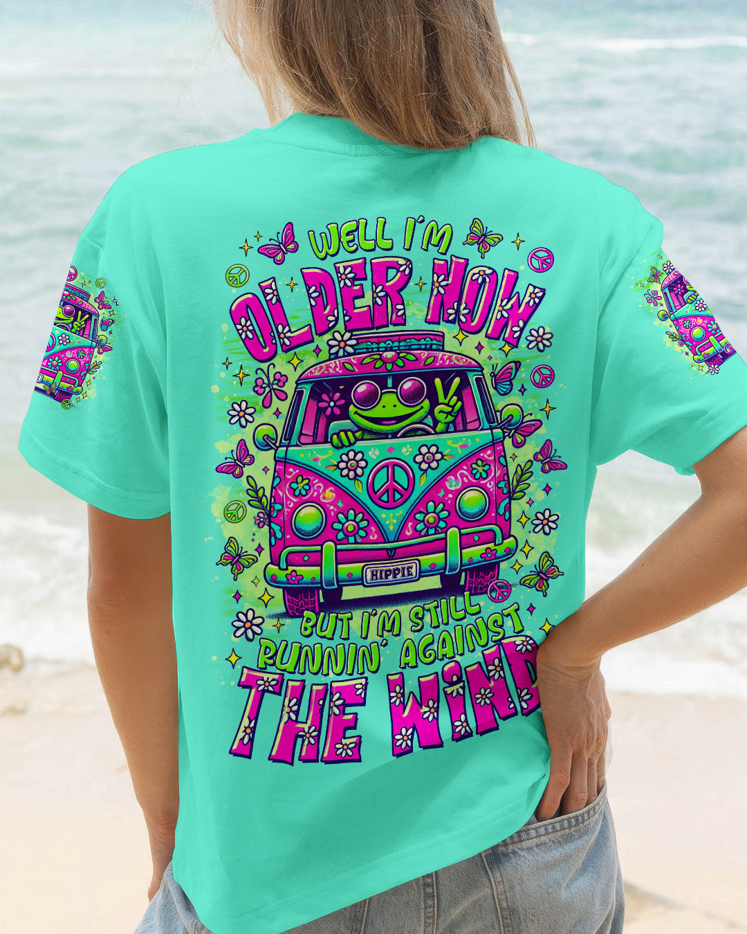 RUNNING AGAINST THE WIND BUS FROG ALL OVER PRINT - TLTR2107251