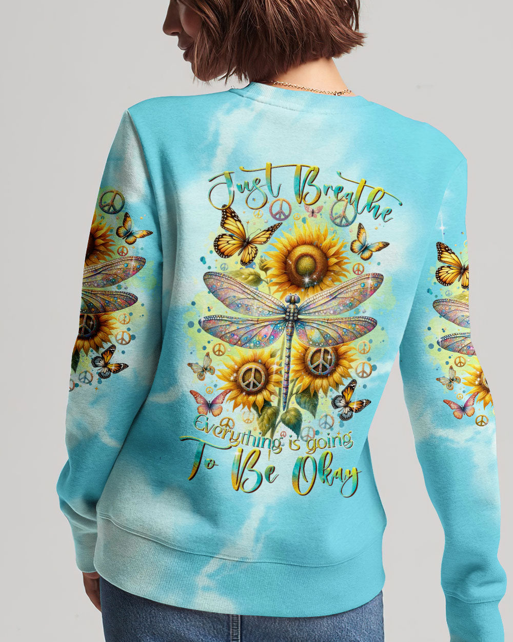 JUST BREATHE DRAGONFLY ALL OVER PRINT - TLTR2110233
