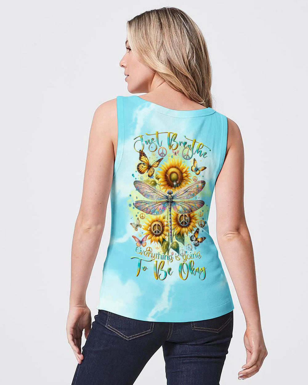 JUST BREATHE DRAGONFLY ALL OVER PRINT - TLTR2110233