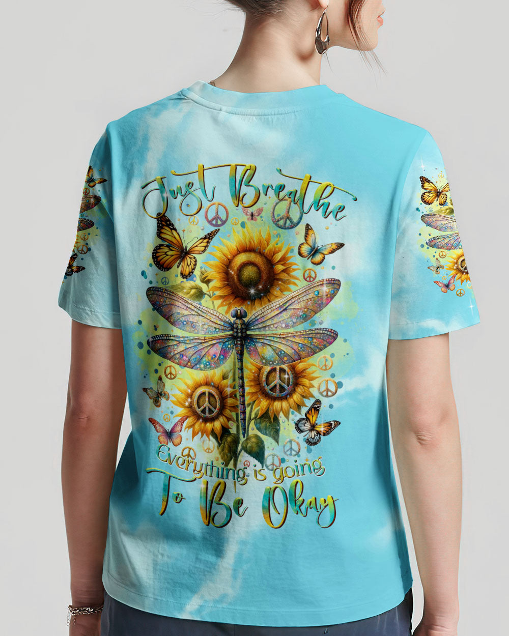 JUST BREATHE DRAGONFLY ALL OVER PRINT - TLTR2110233