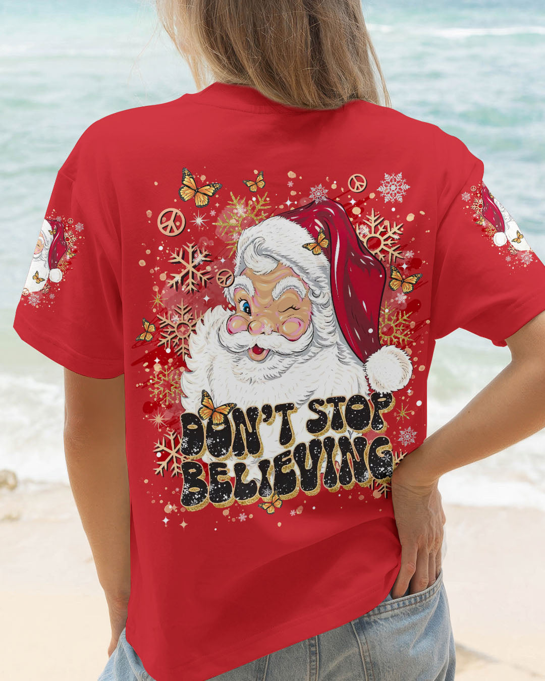 DON'T STOP BELIEVING CHRISTMAS ALL OVER PRINT - TLTR2110244