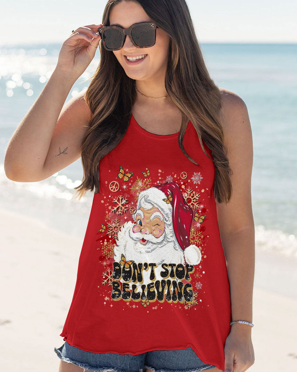 DON'T STOP BELIEVING CHRISTMAS ALL OVER PRINT - TLTR2110244