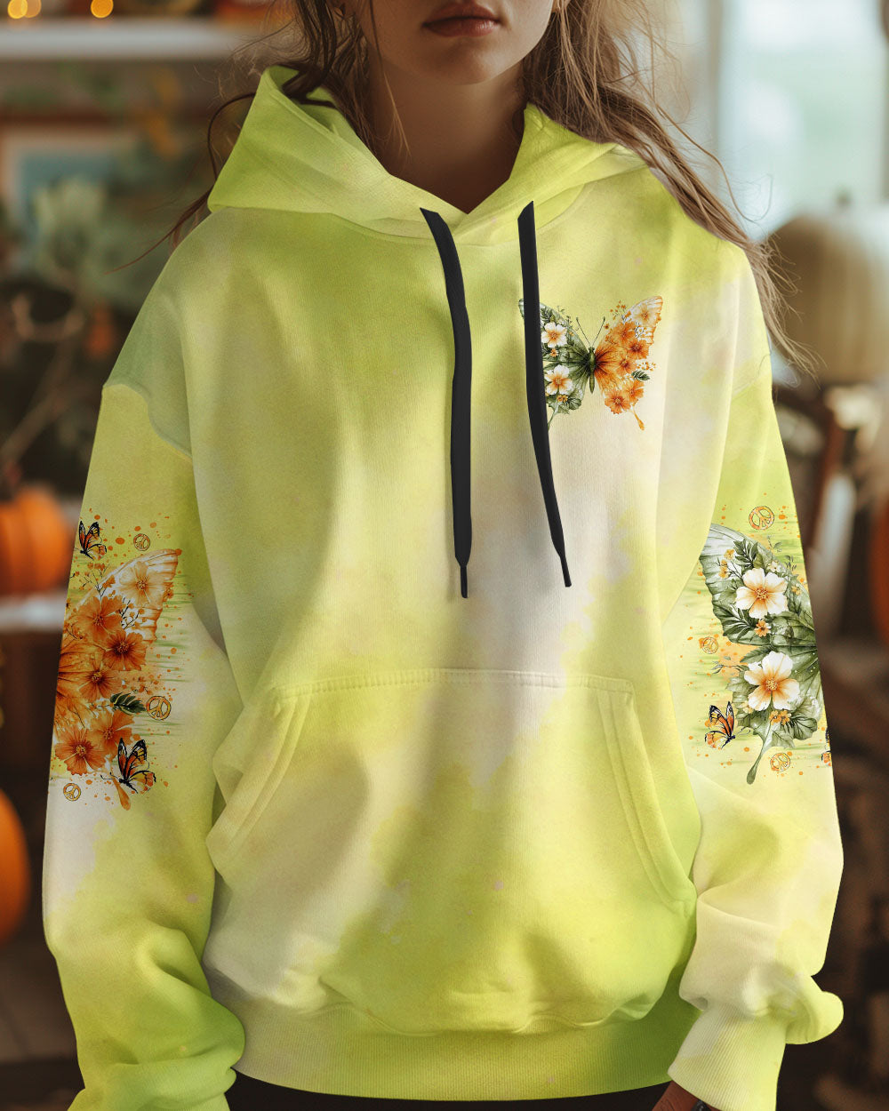 WHISPER WORDS OF WISDOM LET IT BE BUTTERFLY ALL OVER PRINT  - TLTR2111245