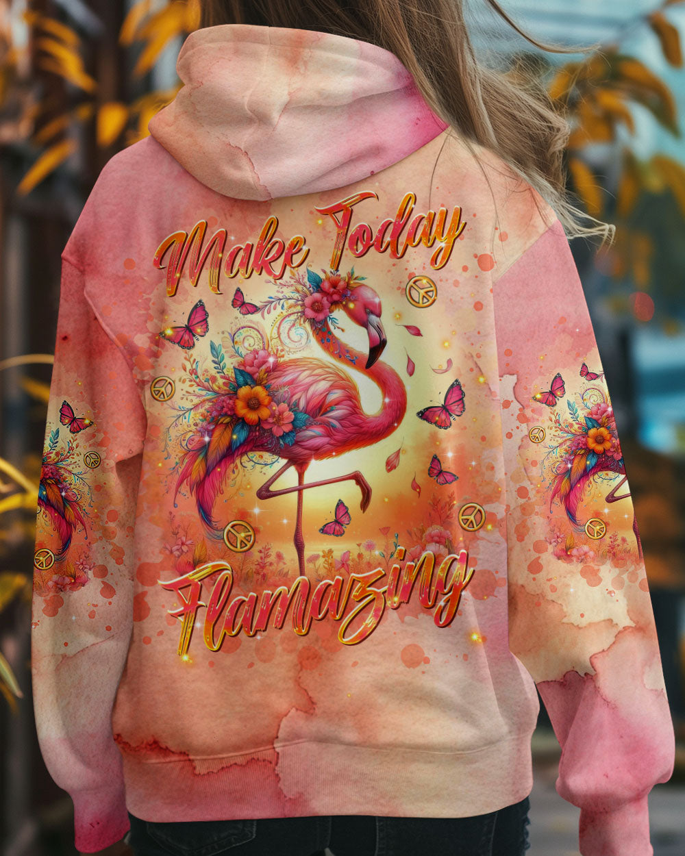 MAKE TODAY FLAMAZING FLAMINGO ALL OVER PRINT - TLTR2201253