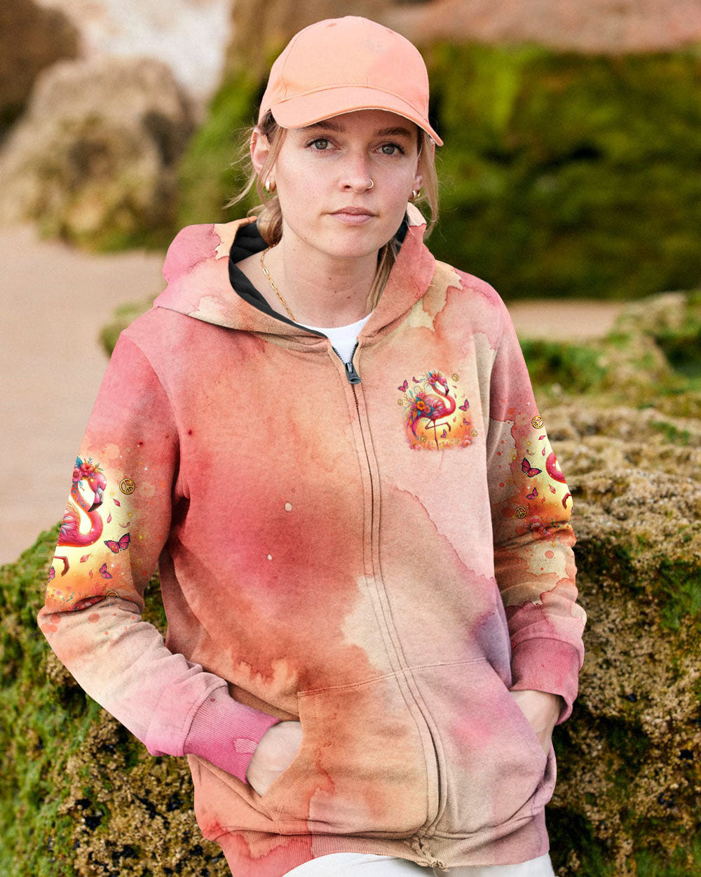 MAKE TODAY FLAMAZING FLAMINGO ALL OVER PRINT - TLTR2201253