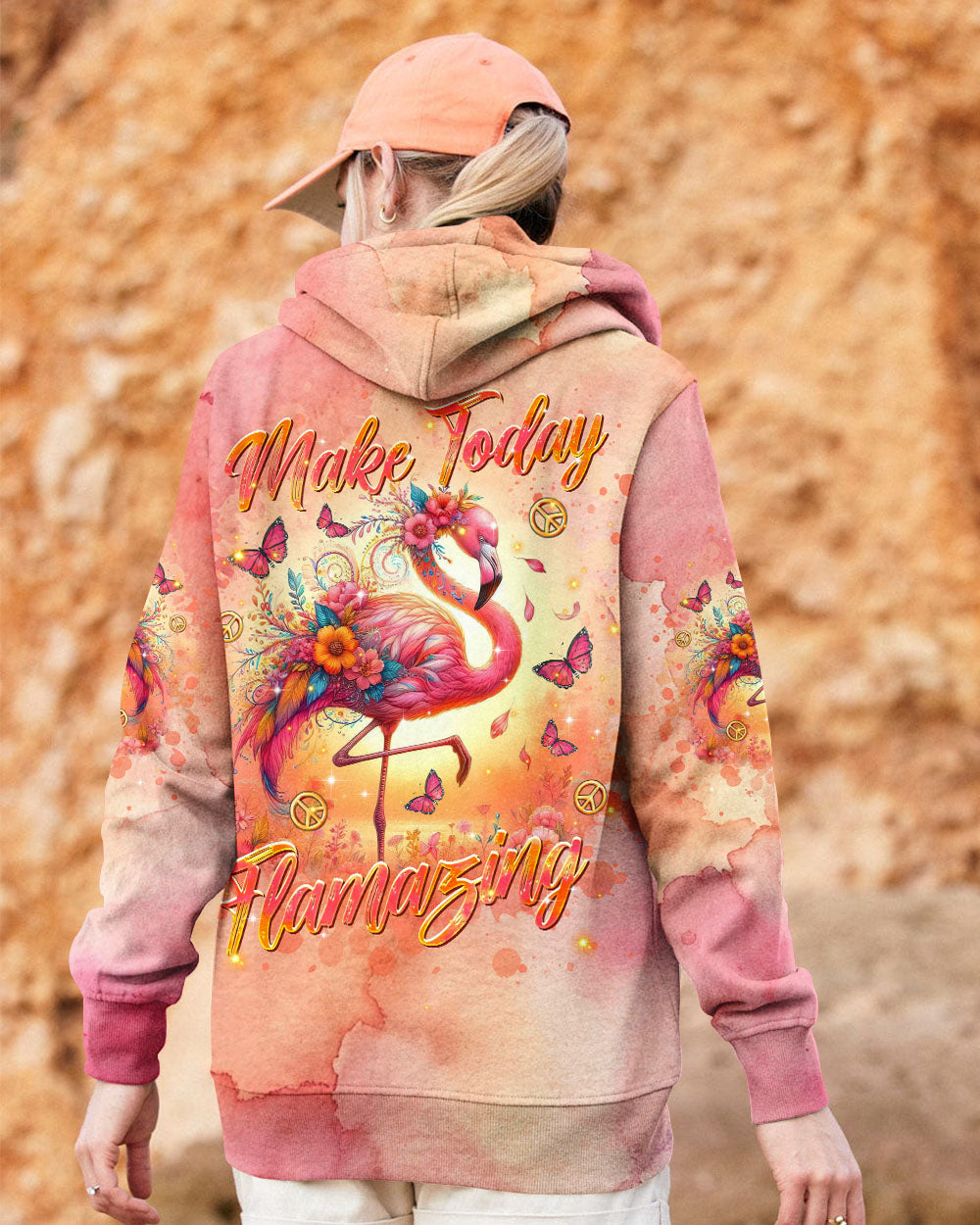 MAKE TODAY FLAMAZING FLAMINGO ALL OVER PRINT - TLTR2201253