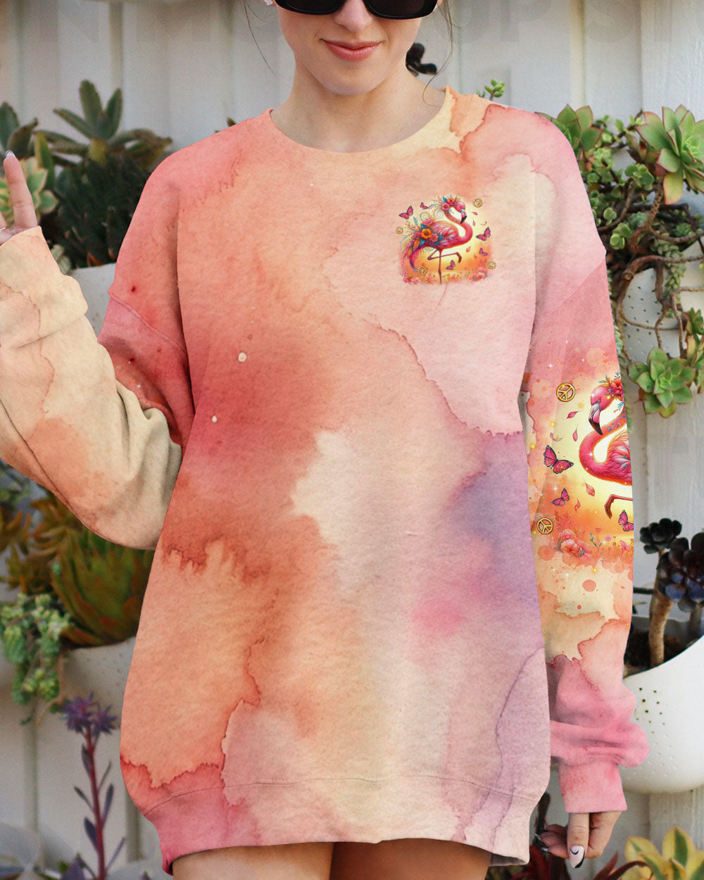 MAKE TODAY FLAMAZING FLAMINGO ALL OVER PRINT - TLTR2201253