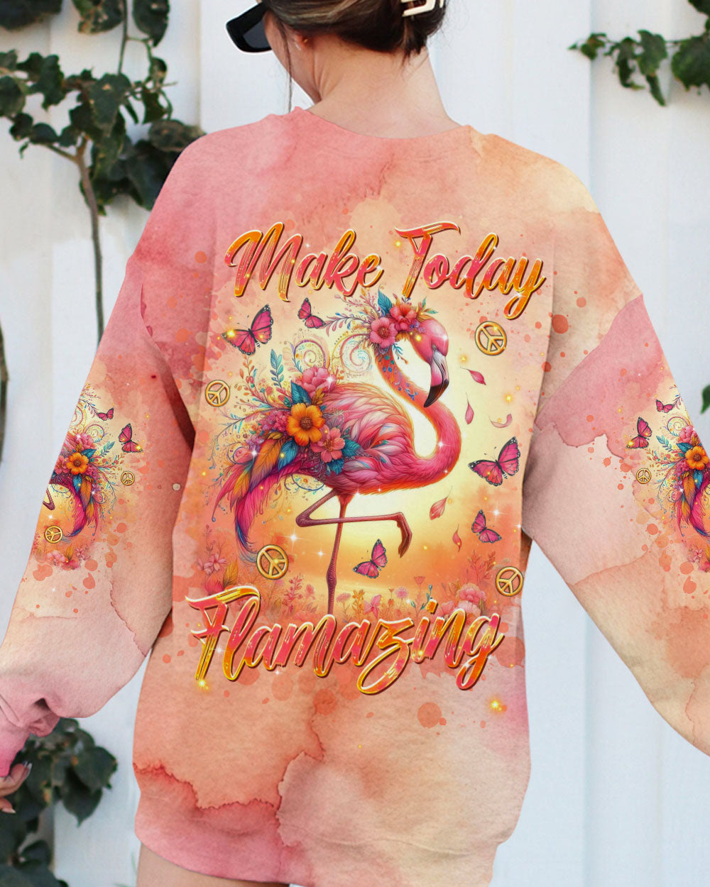 MAKE TODAY FLAMAZING FLAMINGO ALL OVER PRINT - TLTR2201253