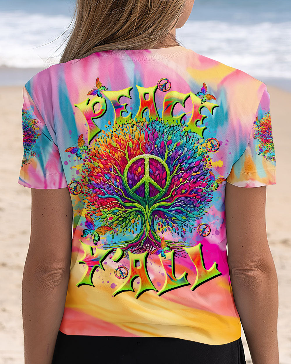 PEACE Y'ALL TREE OF LIFE ALL OVER PRINT - TLTR2309244