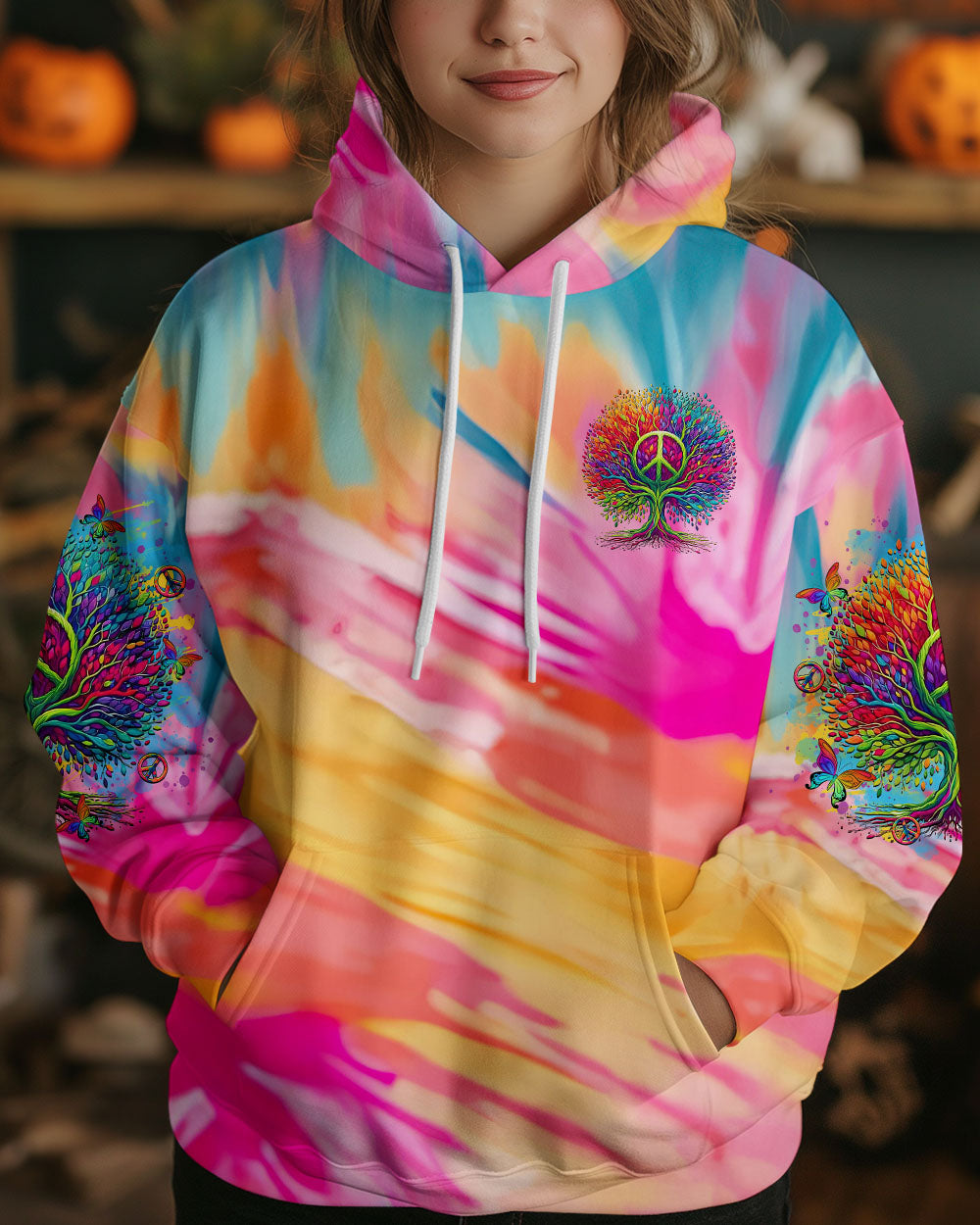 PEACE Y'ALL TREE OF LIFE ALL OVER PRINT - TLTR2309244