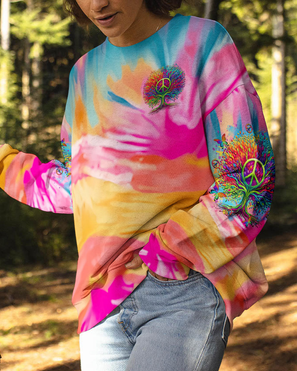 PEACE Y'ALL TREE OF LIFE ALL OVER PRINT - TLTR2309244