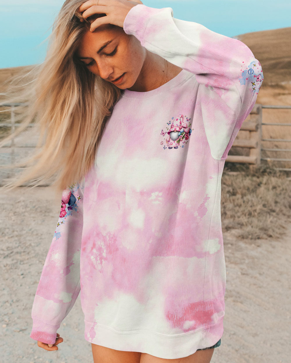 YOU BELONG AMONG THE WILDFLOWERS GNOME ALL OVER PRINT - TLTR2310244