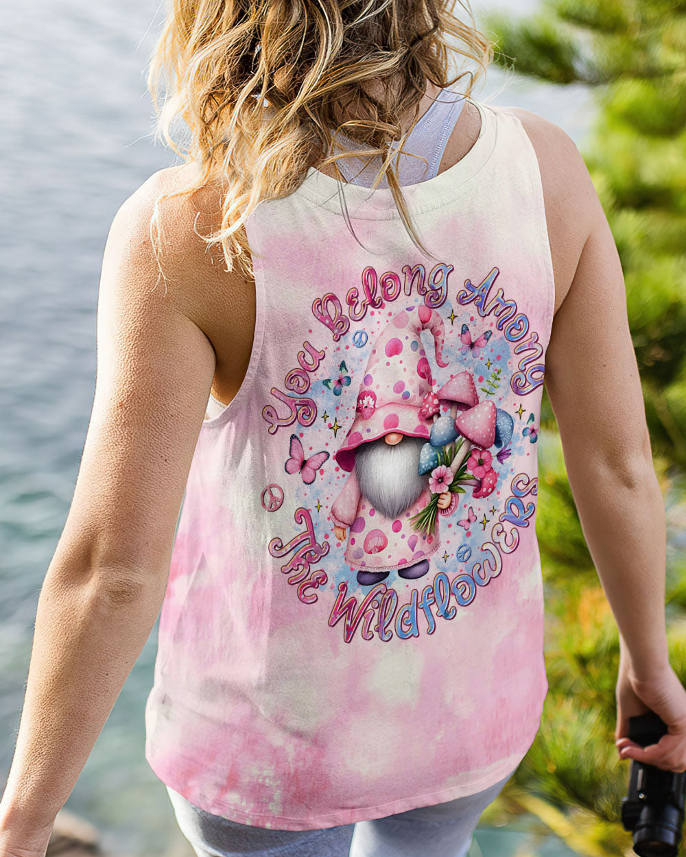 YOU BELONG AMONG THE WILDFLOWERS GNOME ALL OVER PRINT - TLTR2310244
