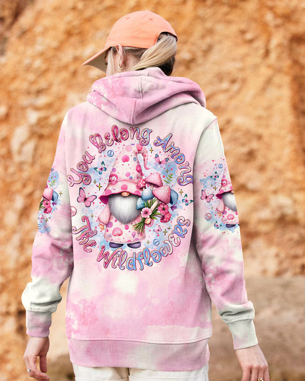 YOU BELONG AMONG THE WILDFLOWERS GNOME ALL OVER PRINT - TLTR2310244