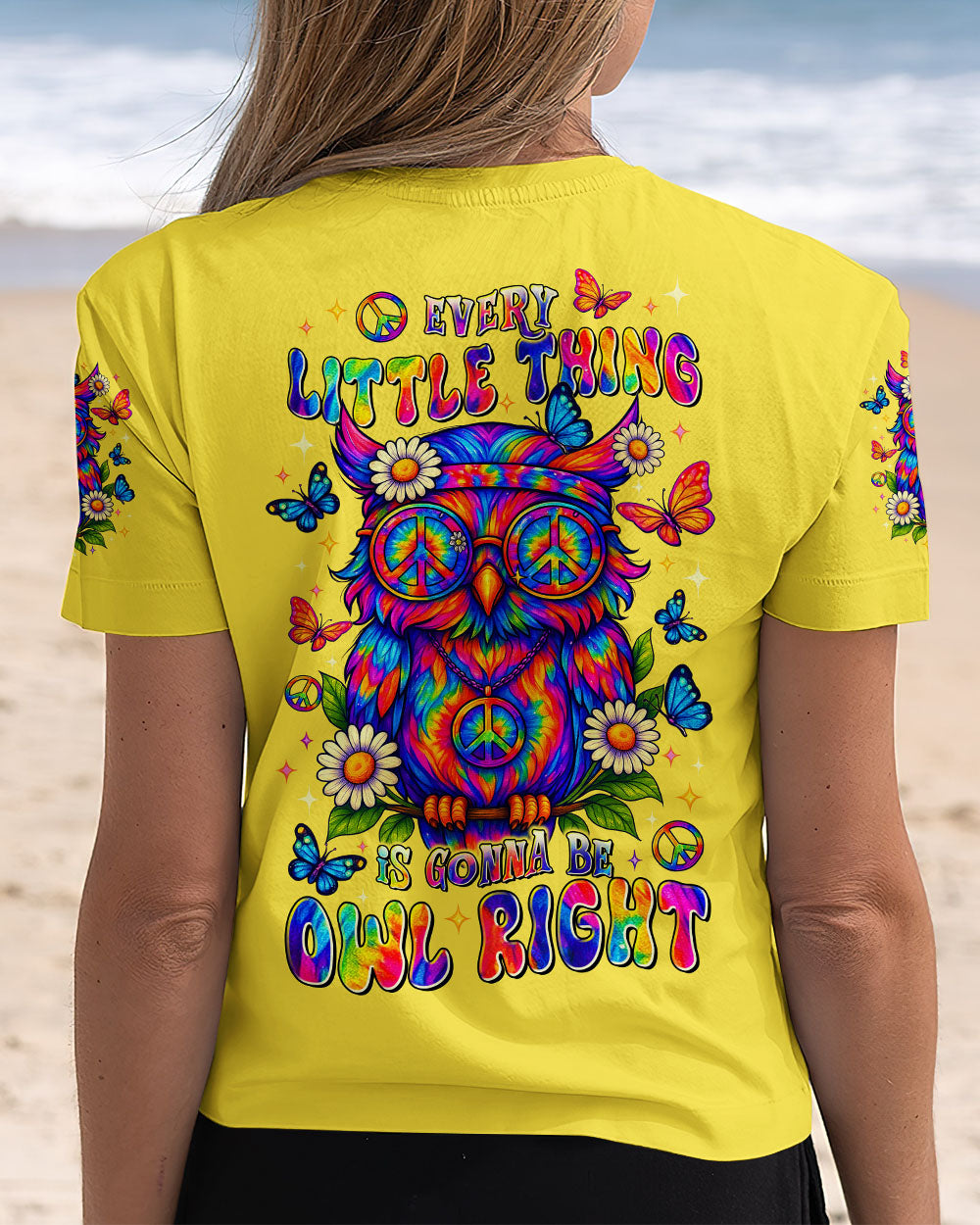EVERY LITTLE THING IS GONNA BE OWL RIGHT ALL OVER PRINT -  TLTR2406254