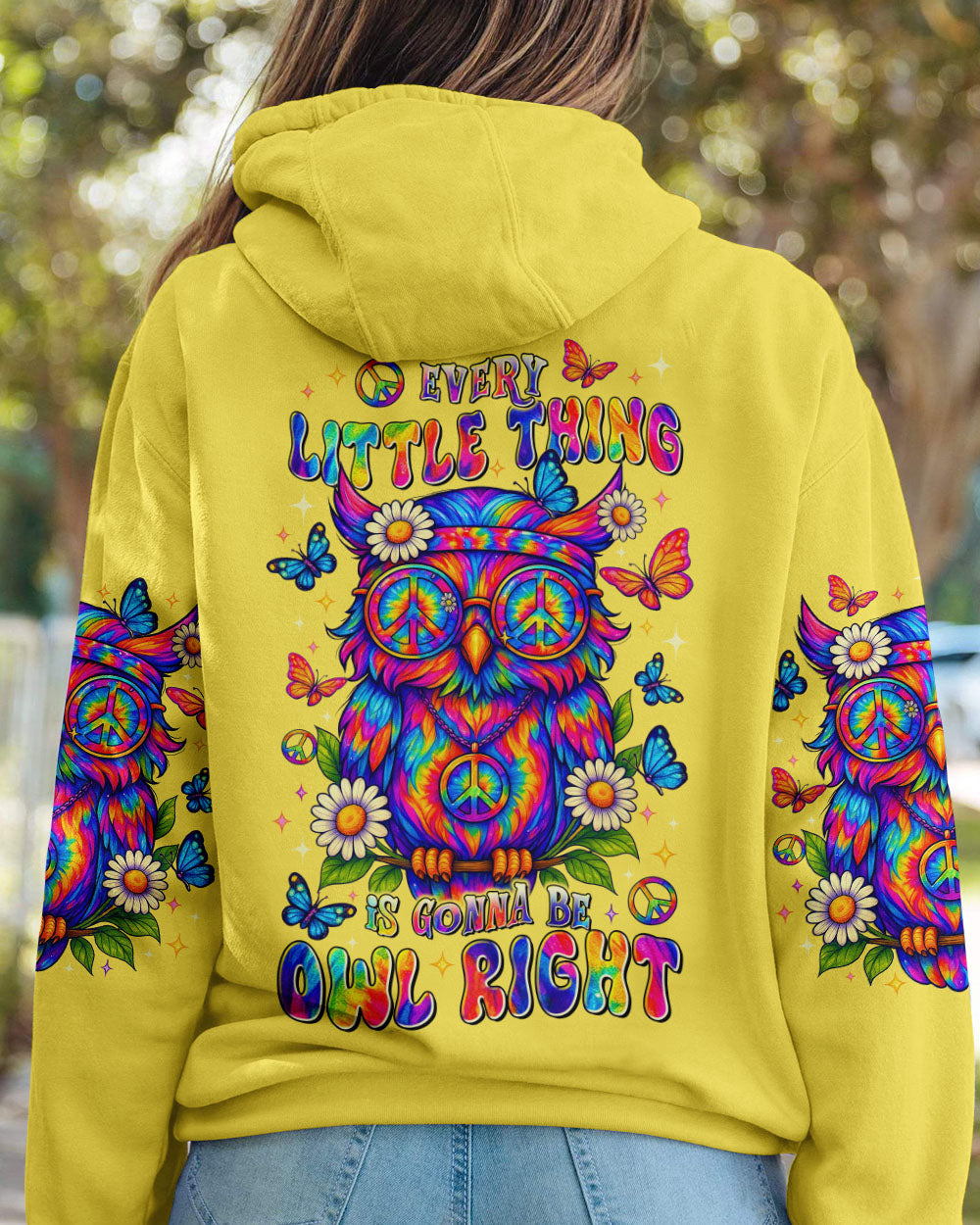 EVERY LITTLE THING IS GONNA BE OWL RIGHT ALL OVER PRINT -  TLTR2406254