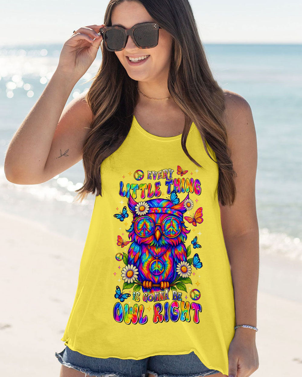EVERY LITTLE THING IS GONNA BE OWL RIGHT ALL OVER PRINT -  TLTR2406254