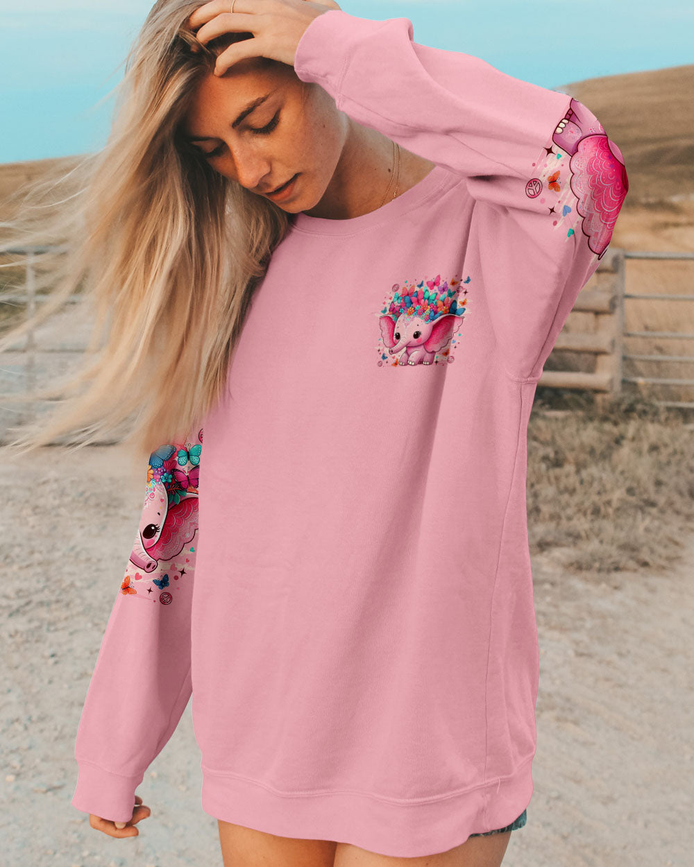 WHISPER WORDS OF WISDOM LET IT BE ELEPHANT ALL OVER PRINT  - TLTR2407251