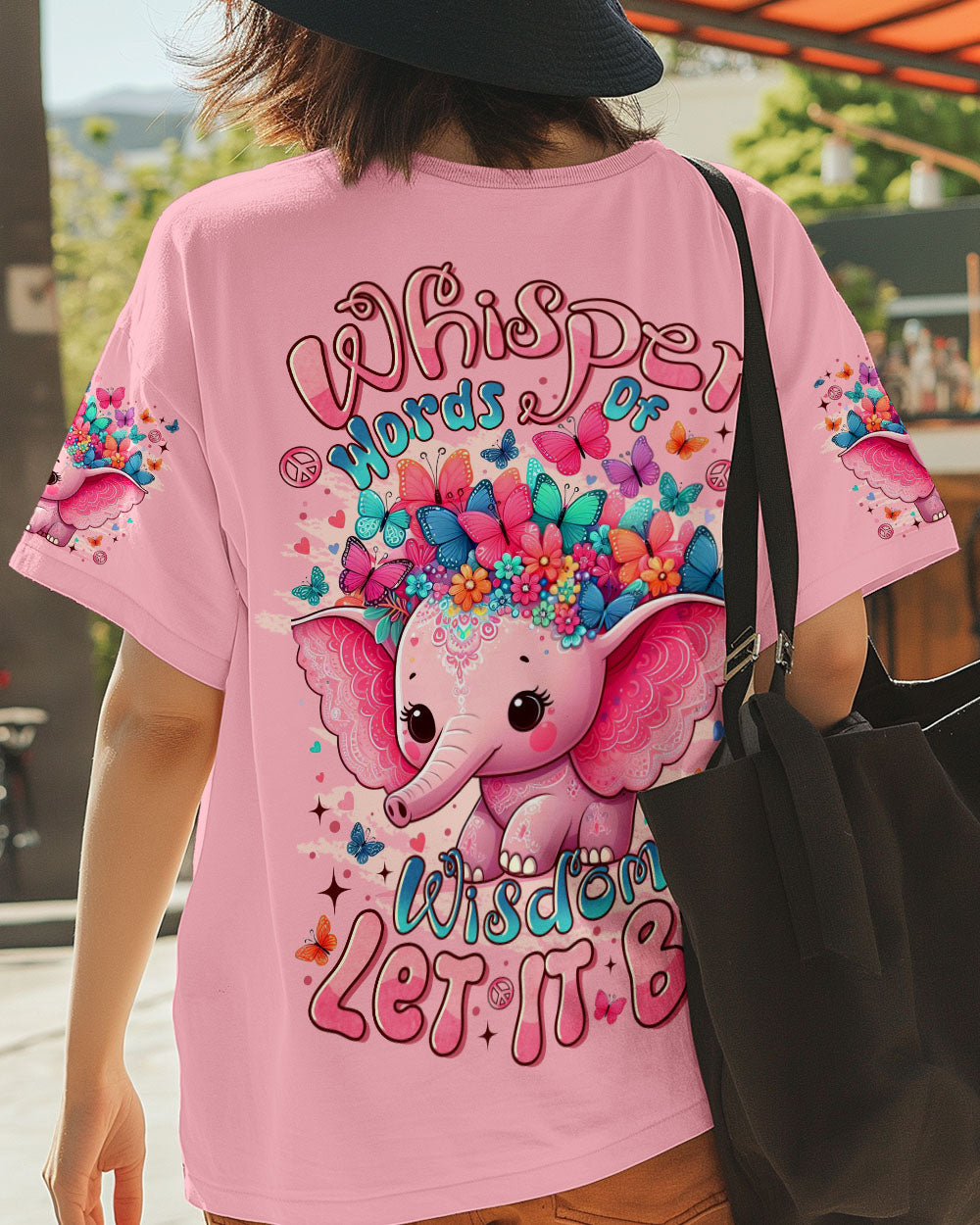 WHISPER WORDS OF WISDOM LET IT BE ELEPHANT ALL OVER PRINT  - TLTR2407251
