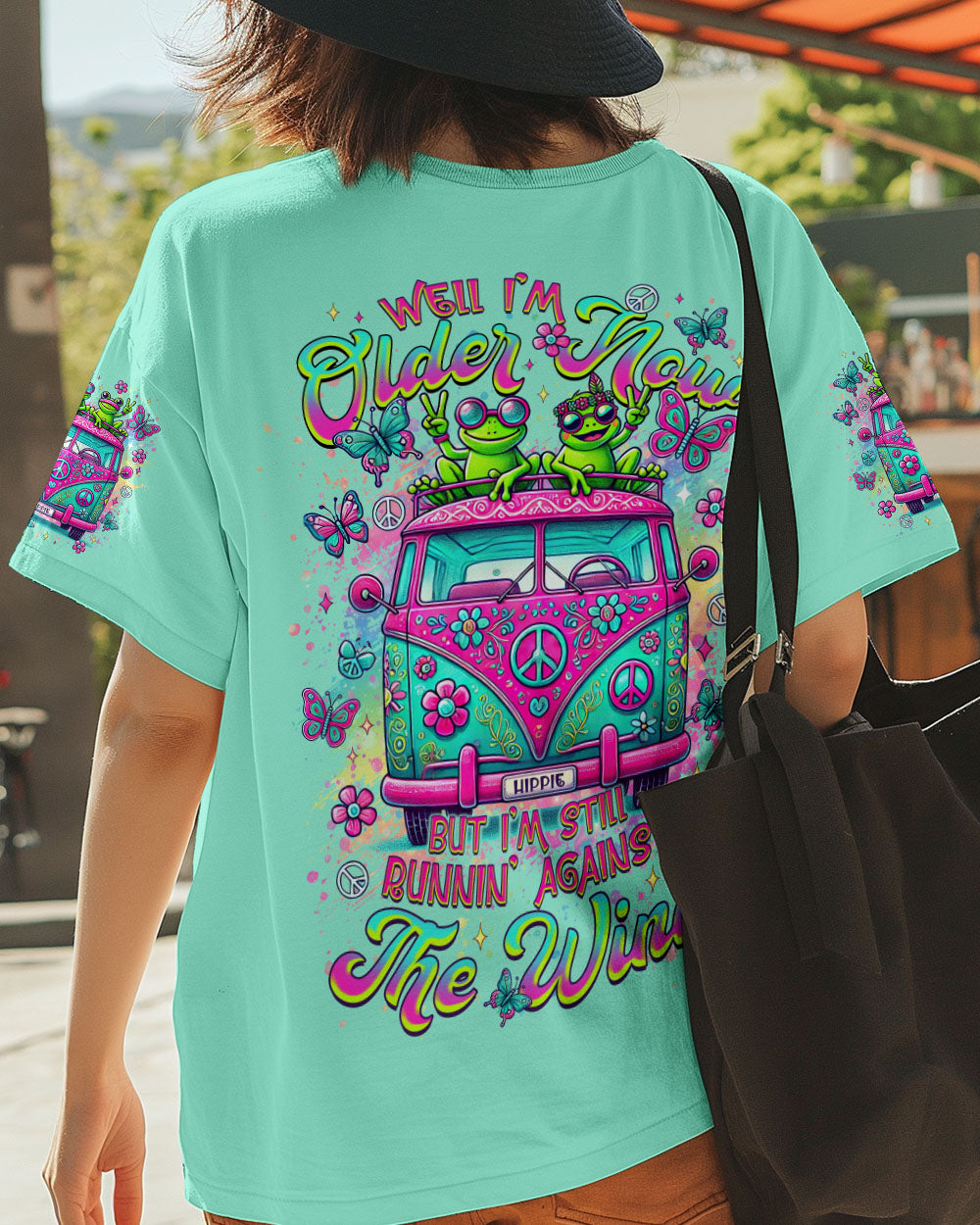 RUNNING AGAINST THE WIND BUS FROG ALL OVER PRINT - TLTR2412245