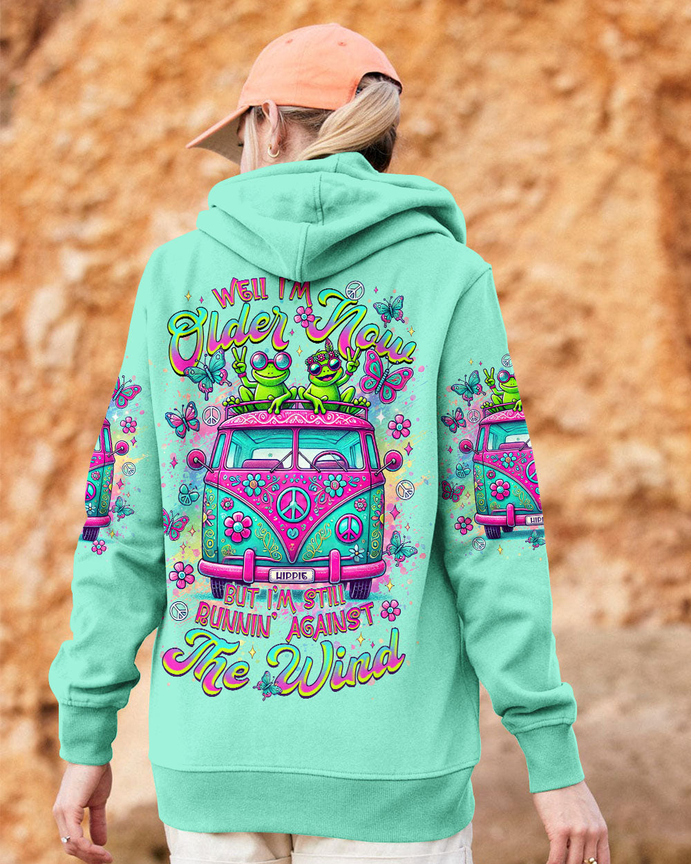 RUNNING AGAINST THE WIND BUS FROG ALL OVER PRINT - TLTR2412245
