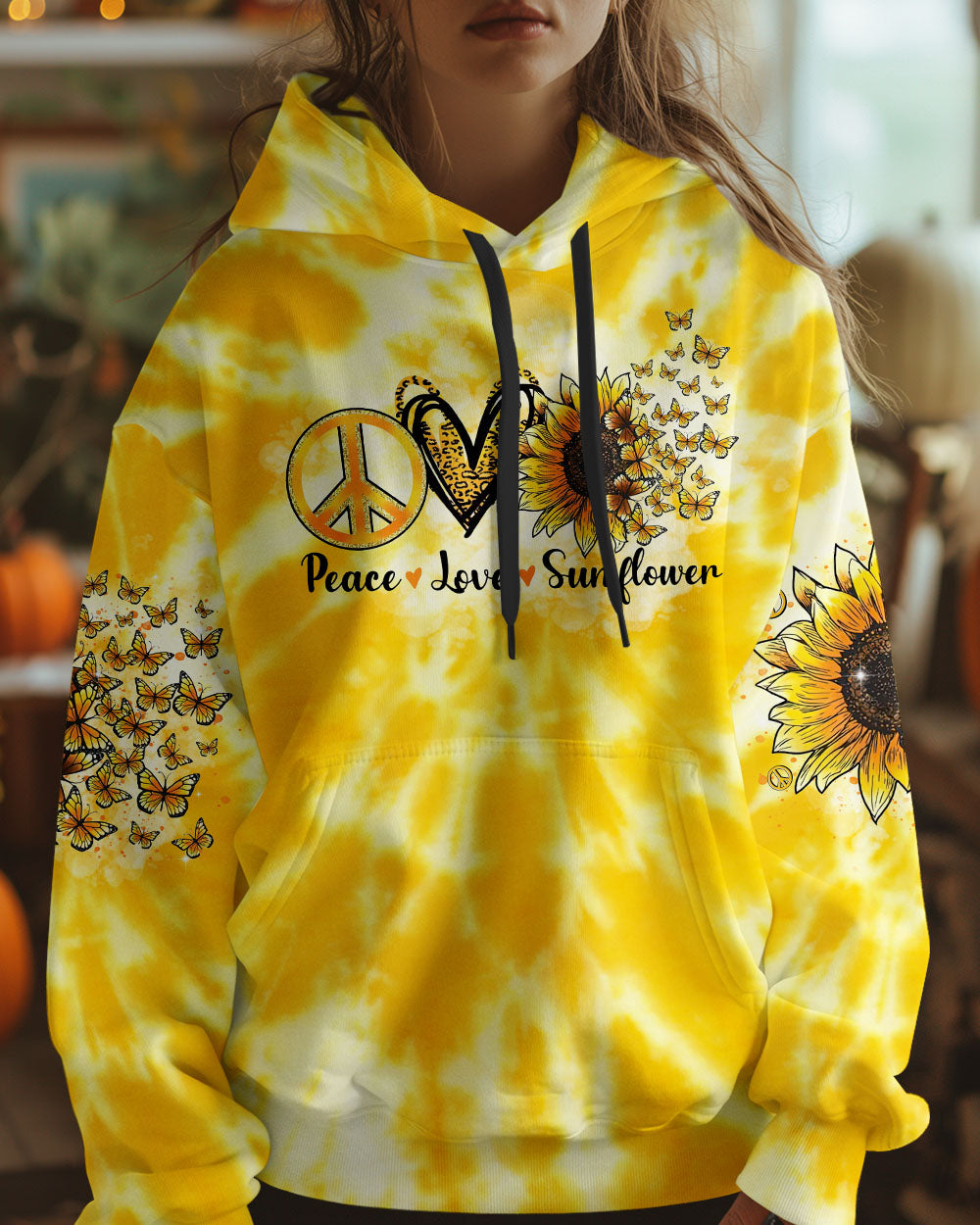 WHISPER WORDS OF WISDOM SUNFLOWER BUTTERFLY ALL OVER PRINT - TLTR2502254