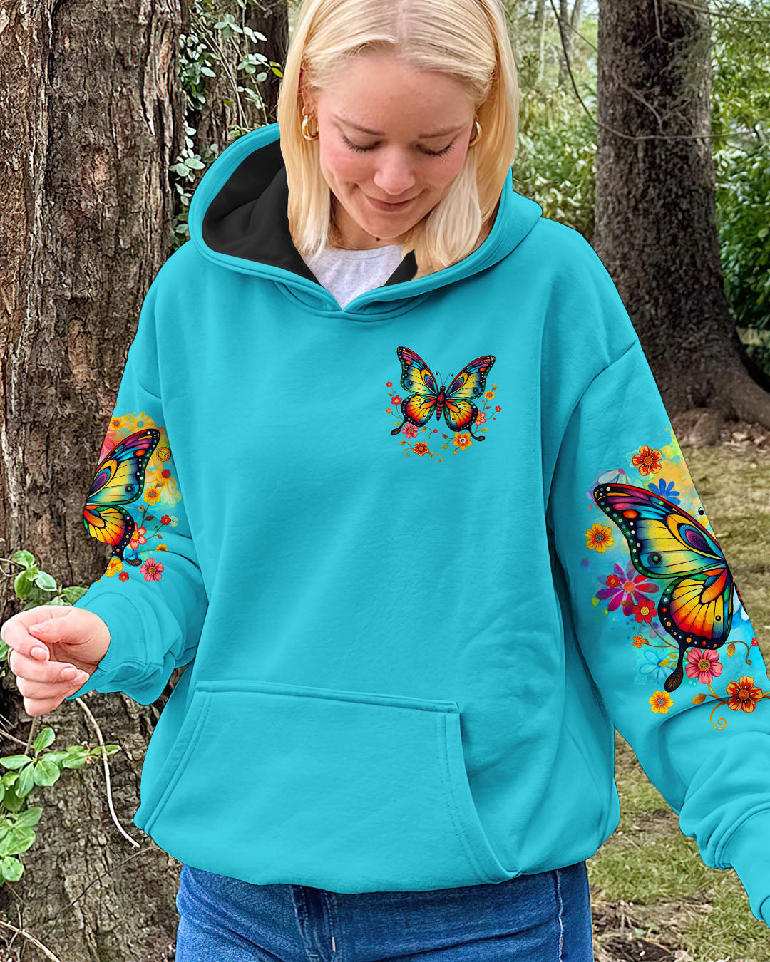 JUST BREATHE BUTTERFLY ALL OVER PRINT - TLTR2503253