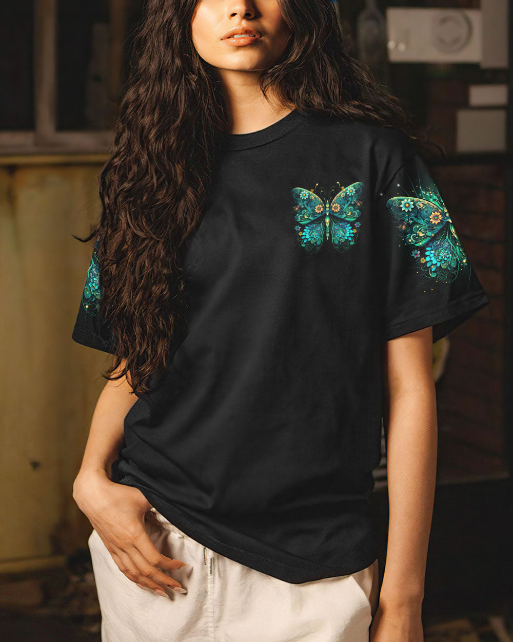 NEVER LOSE HOPE BUTTERFLY ALL OVER PRINT - TLTR2505231