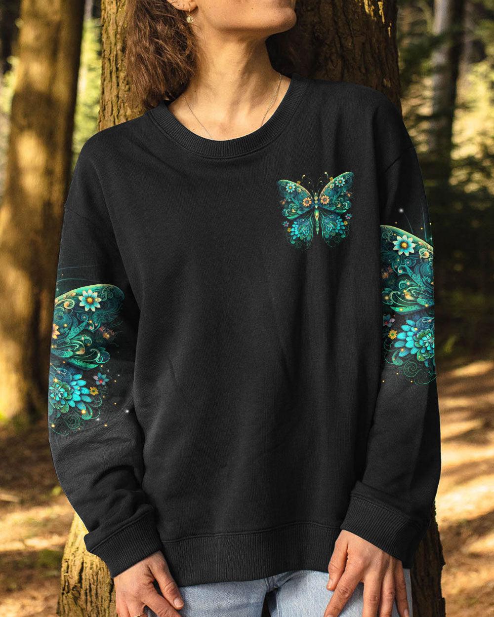 NEVER LOSE HOPE BUTTERFLY ALL OVER PRINT - TLTR2505231