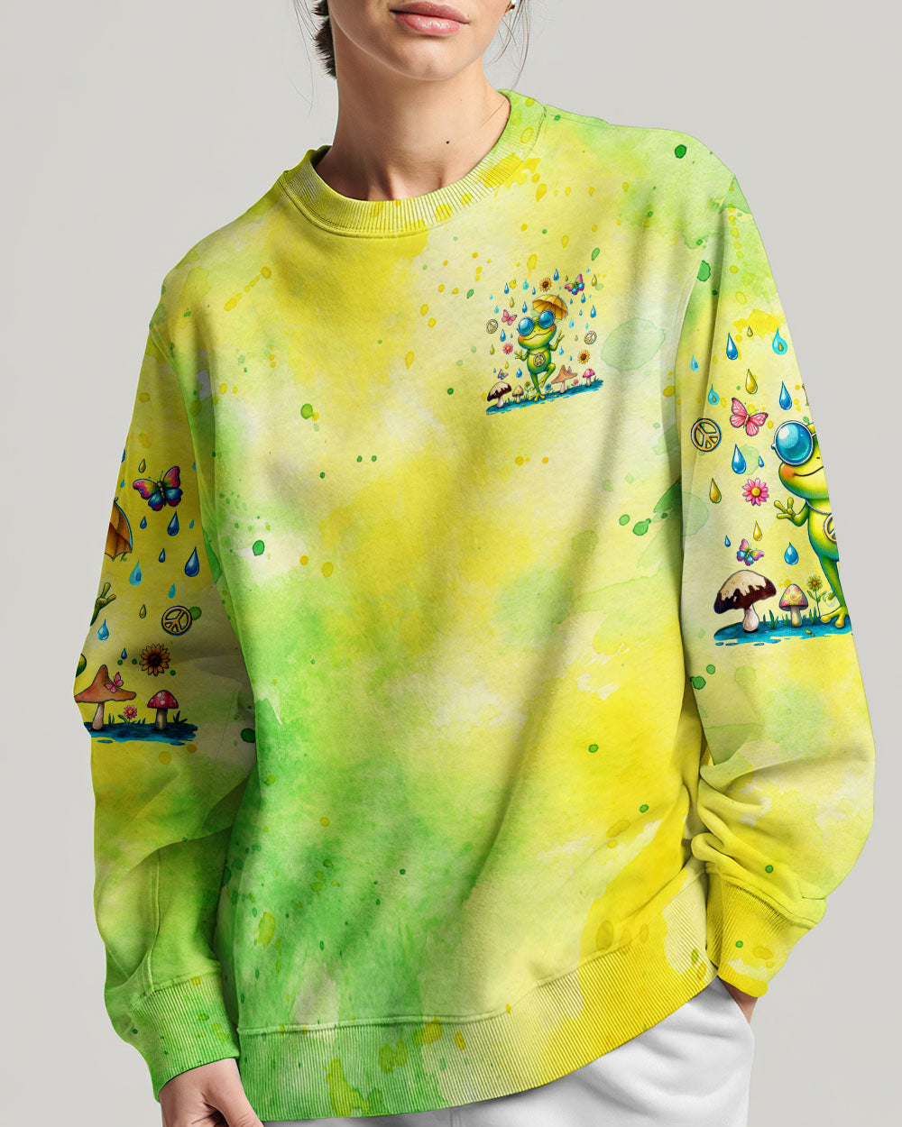 AFTER GOD MADE ME HE SAID TADA FROG ALL OVER PRINT - TLTR2506245
