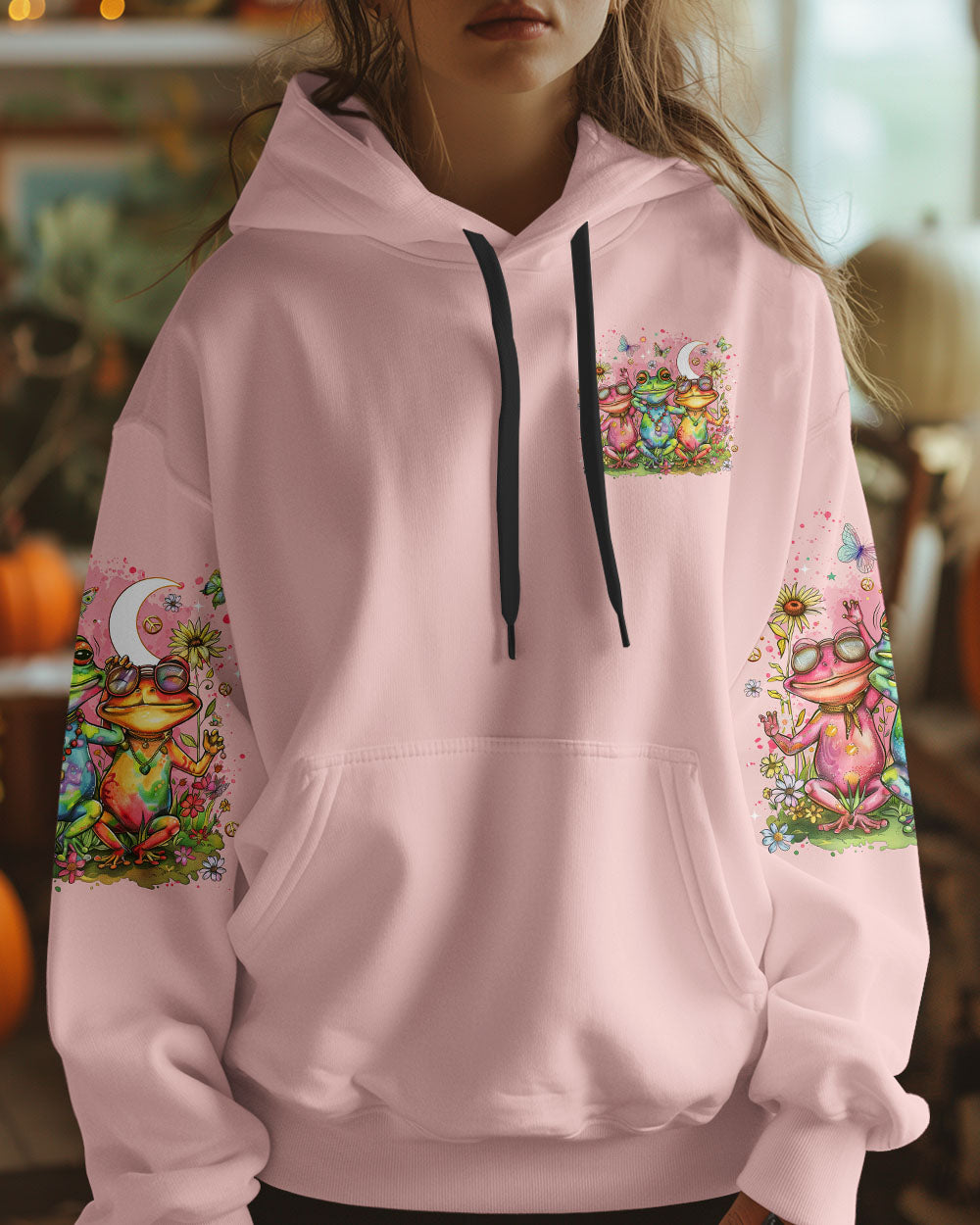 GOOD TIMES CRAZY FRIEND FROG ALL OVER PRINT  - TLTR2510244
