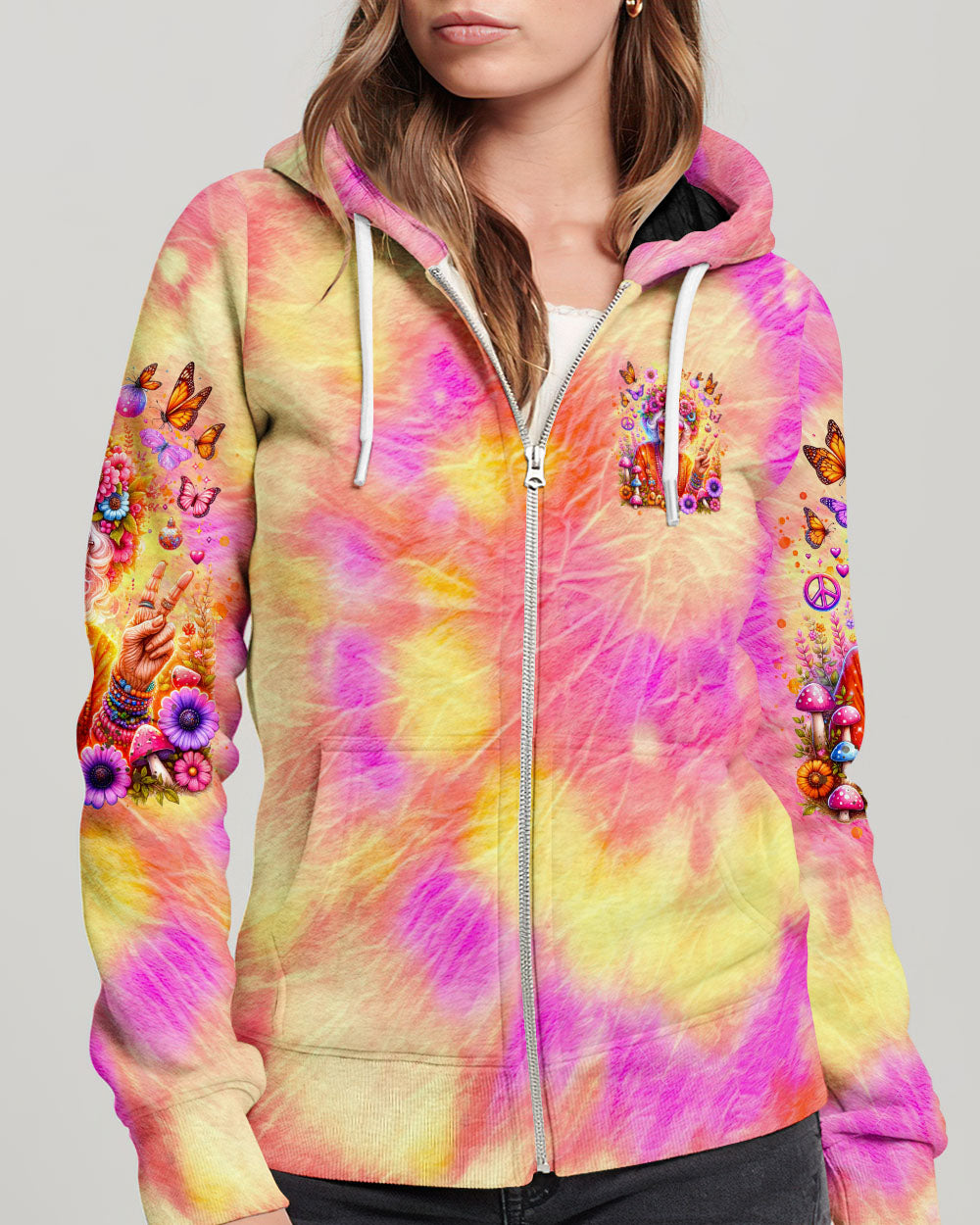 ASSUMING I'M JUST AN OLD LADY TIE DYE ALL OVER PRINT - TLTR2601243