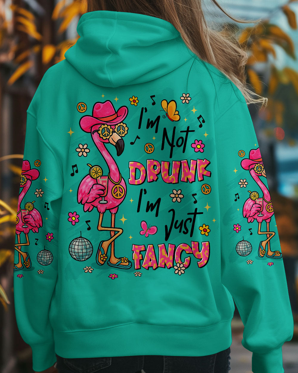 I'M JUST FANCY FLAMINGO ALL OVER PRINT   - TLTR2705251